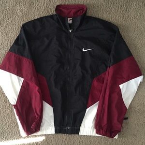 Nike Vintage 90s color block windbreaker large